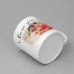 Personalized ceramic coffee mug printed with a custom photo - view 2