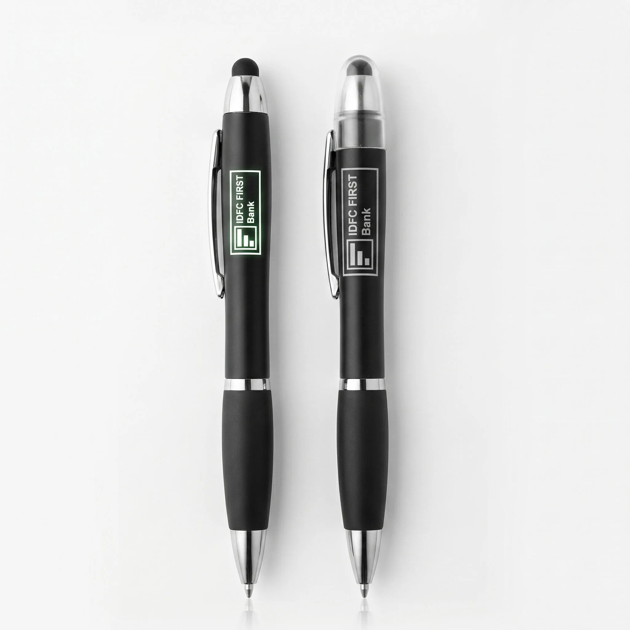 LED light pen with a custom name engraved on the barrel - view 2