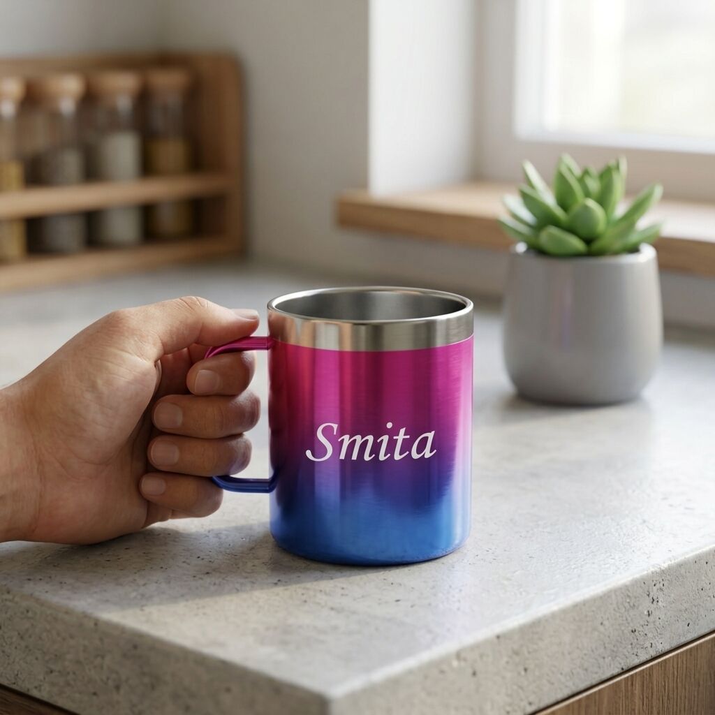 Personalized Stainless Steel Custom Name Mug – Premium Matte Finish Insulated Coffee Cup4