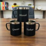 Personalized Stainless Steel Custom Name Mug – Premium Matte Finish Insulated Coffee Cup6