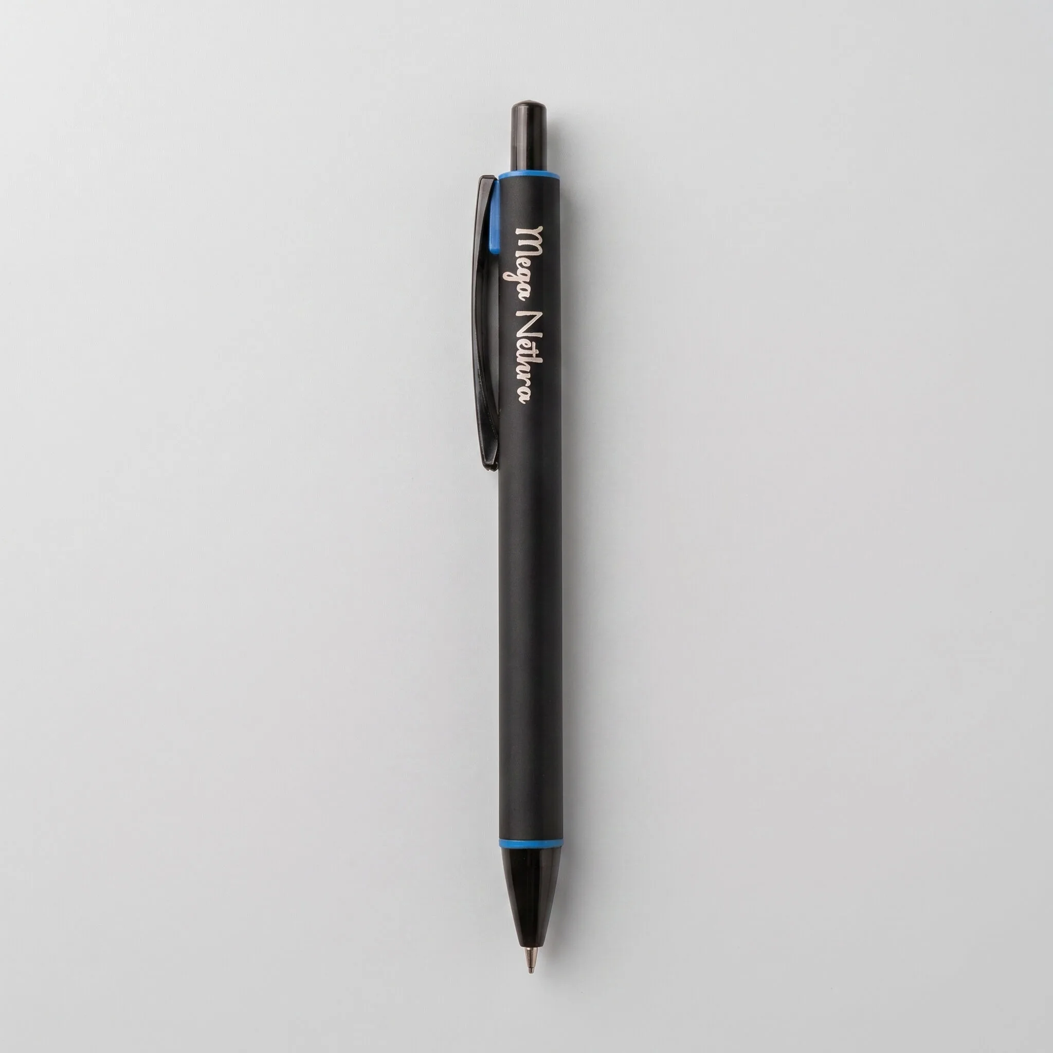 Premium personalized metal pens with custom name and logo engraving - view 2
