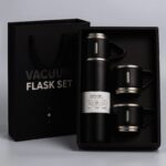 Customized vacuum flask gift set with laser engraved name, packed in a gift box - view 3