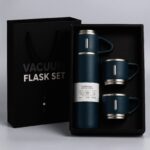 Customized vacuum flask gift set with laser engraved name, packed in a gift box - view 2