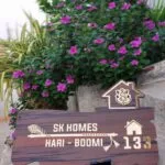 House shaped acrylic name board with Ganesha cutout