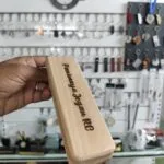 Custom engraved wooden gift box for pens